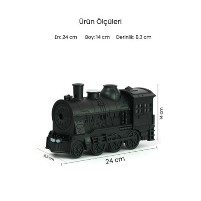 RetroTrain™ Nostaljik Tren Tasarımlı Ultrasonik Hava Nemlendirici & Difüzör