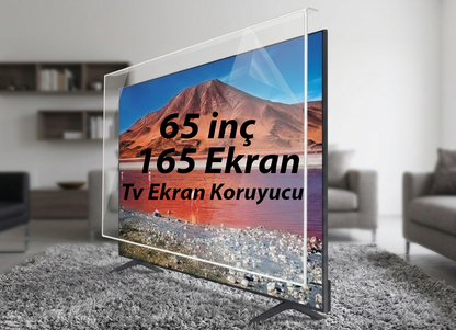 Televizyon Ekran Koruyucu - Kırılmaz - Çizilmez Ekran