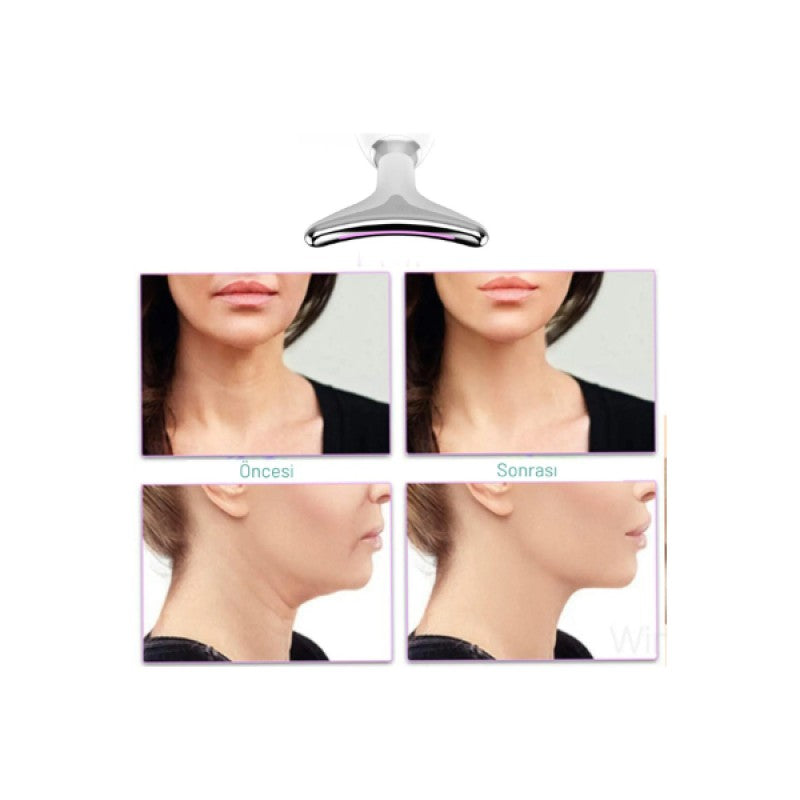 LiftUp™ LED Işıklı Kırışıklık Karşıtı Yüz ve Boyun Masaj Cihazı (Anti-Aging)