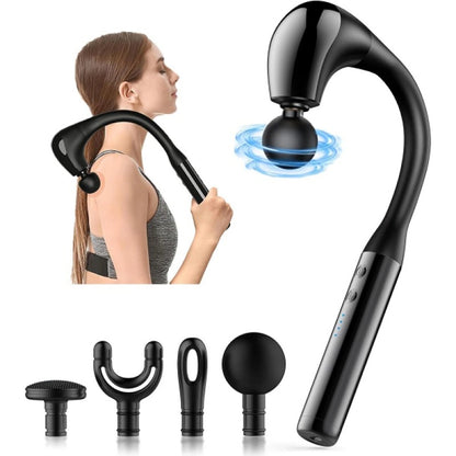 TheragunErgo™ 4 Başlıklı Uzun Saplı Ergonomik Profesyonel Masaj Tabancası