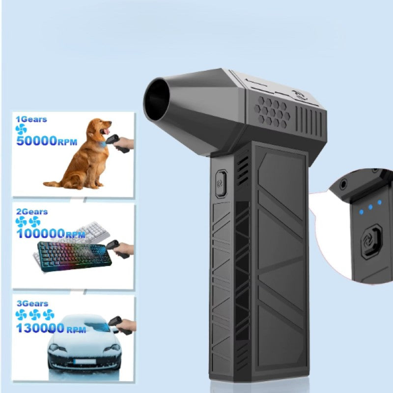 TurboJet™ Taşınabilir Mini Jet Fan (Turbo Güçlü Temizlik)