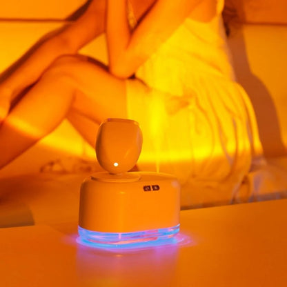 SunsetVibe™ Gün Batımı Lambalı Ultrasonik Hava Nemlendirici & Oda Difüzörü