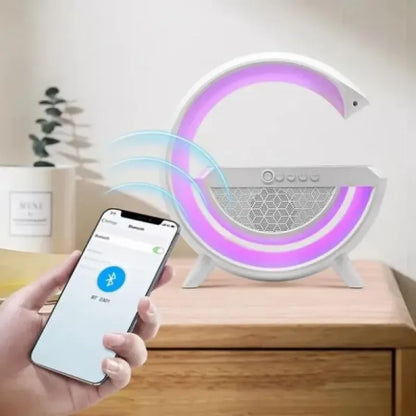SoundBeam™ Akıllı G-Lamba (RGB Işıklı Hoparlör & Kablosuz Hızlı Şarj İstasyonu)