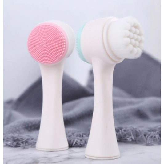 SkinPure™ Çift Taraflı Manuel Yüz Temizleme ve Gözenek Arındırıcı Silikon Fırça